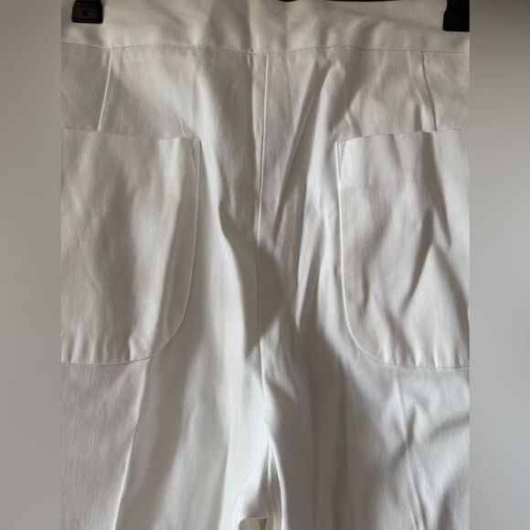 Everlane White Wide-Leg Trouser Pants Size 12 - Picture 9 of 11